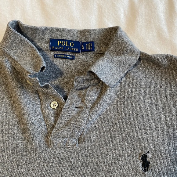 Polo by Ralph Lauren Grey Polo Size Large - Picture 2 of 6